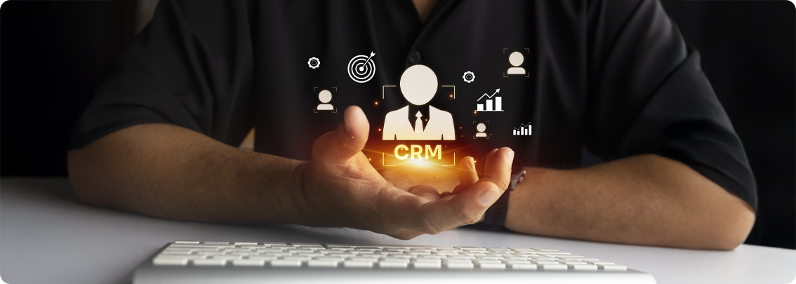 Track leads, deals, and client relationships in one CRM