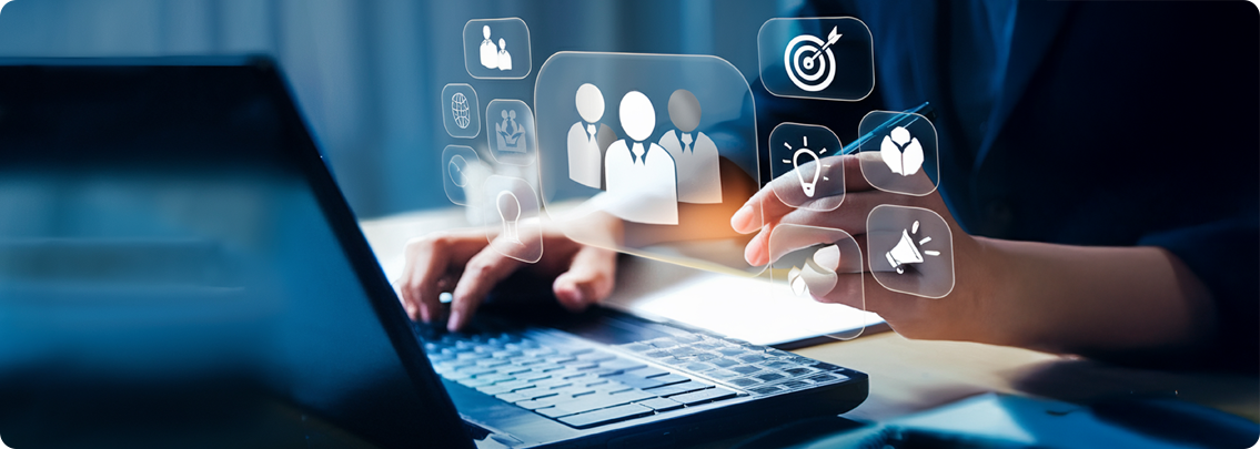 Salesperson struggling with disorganized lead data across multiple spreadsheets, representing poor lead management.